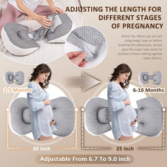 Chilling Home pregnancy pillow travel-friendly design saves space