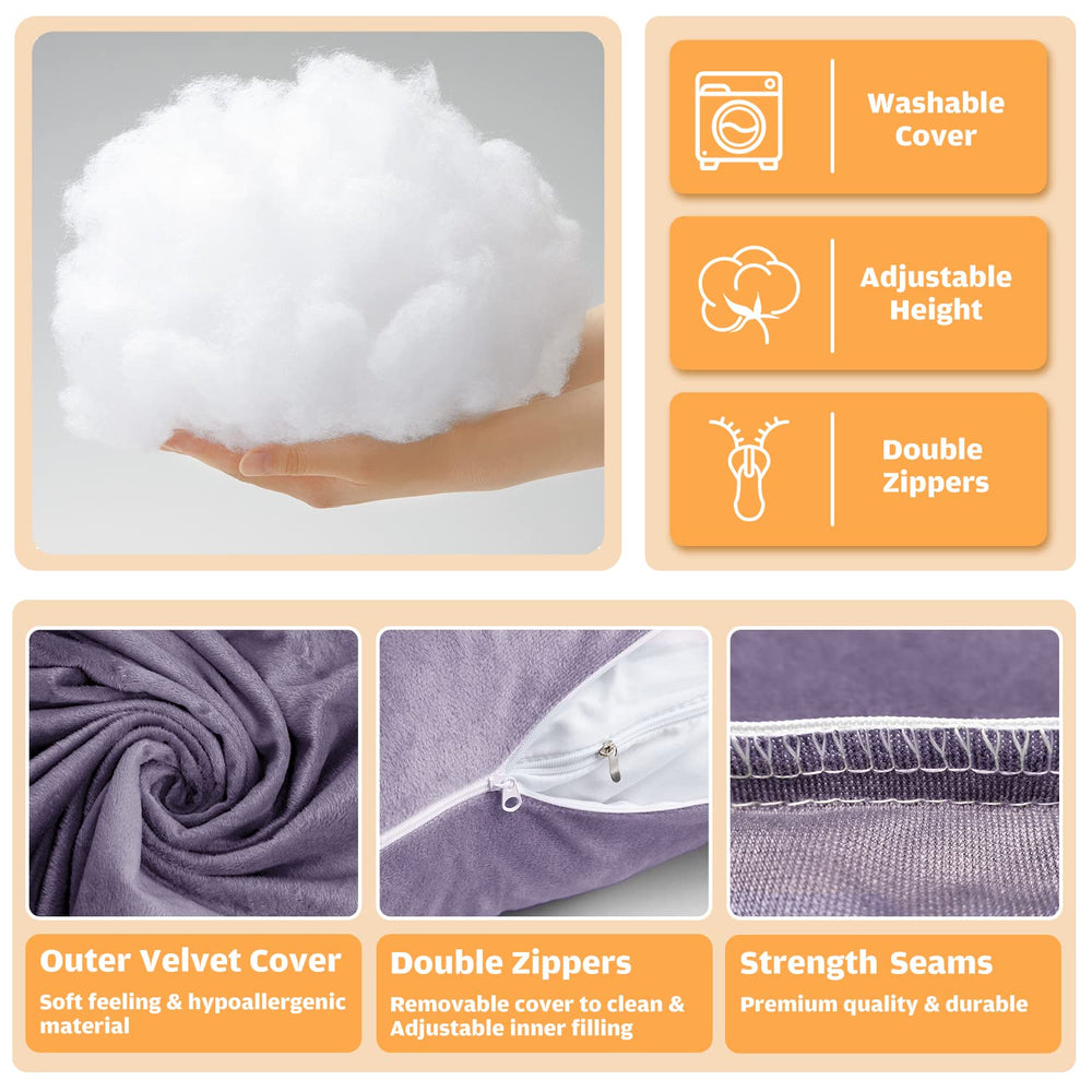 Chilling Home U-shape pillow promotes hip alignment for relaxed lounging