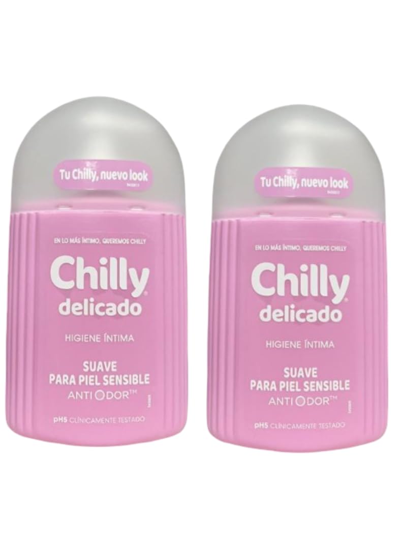 Chilly Lenitive Formula bottle with gentle cleanse for sensitive skin and mucous membranes.
