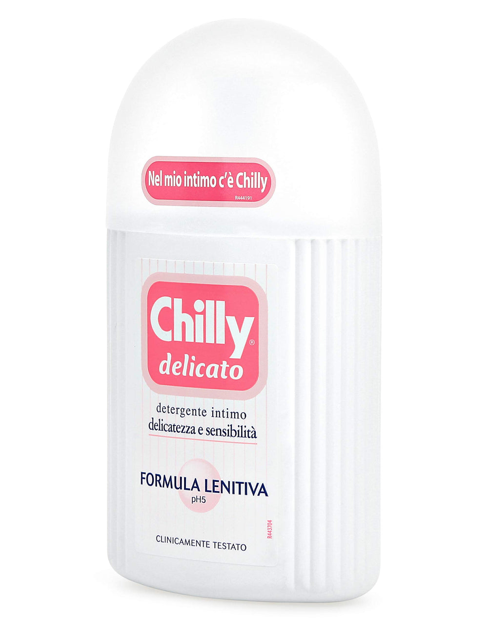 Chilly Lenitive Formula label closeup highlighting Aloe and Witch Hazel