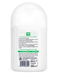 Chilly menthol-infused gel close-up suggesting long-lasting freshness.
