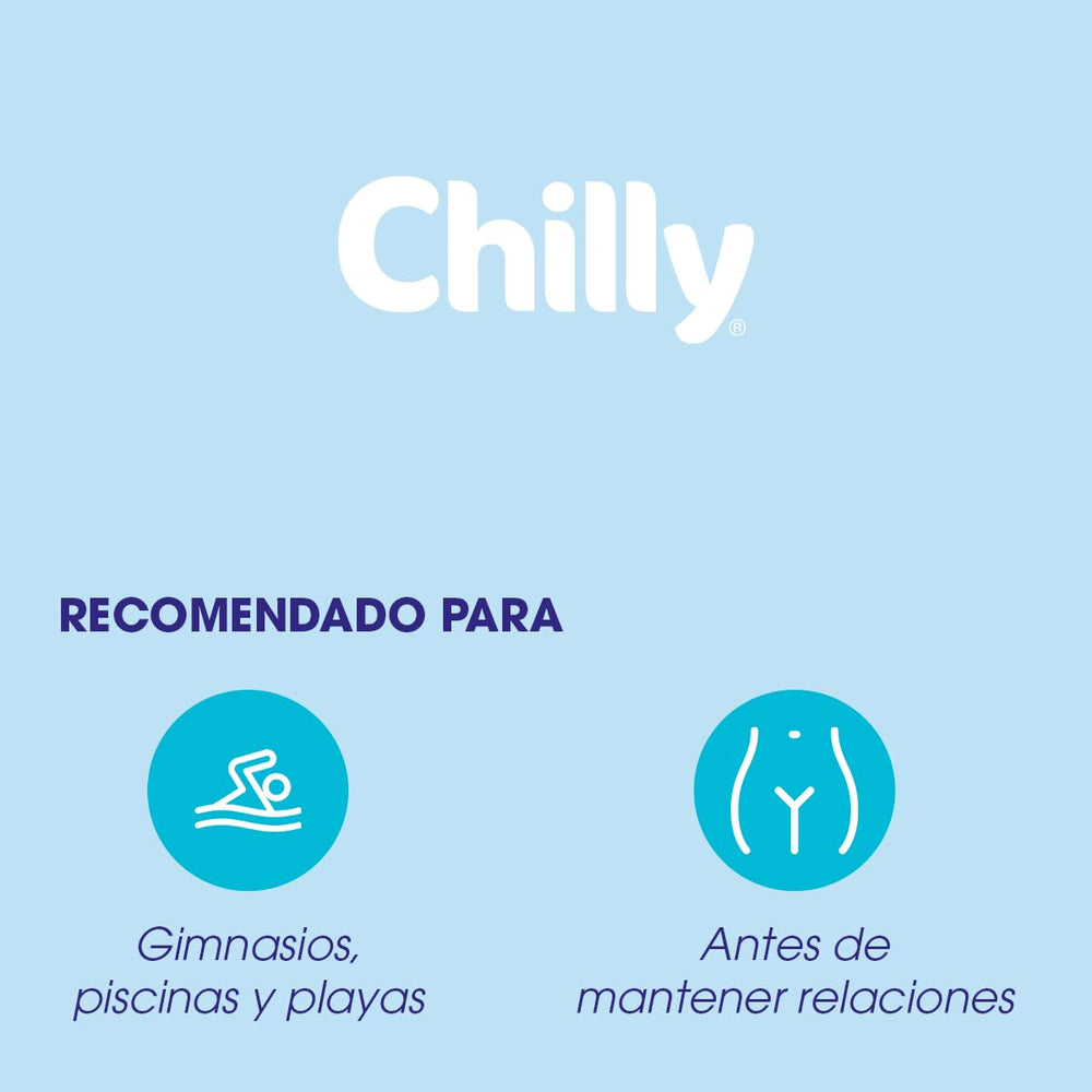 Chilly Protect bottle with clean design for discreet use
