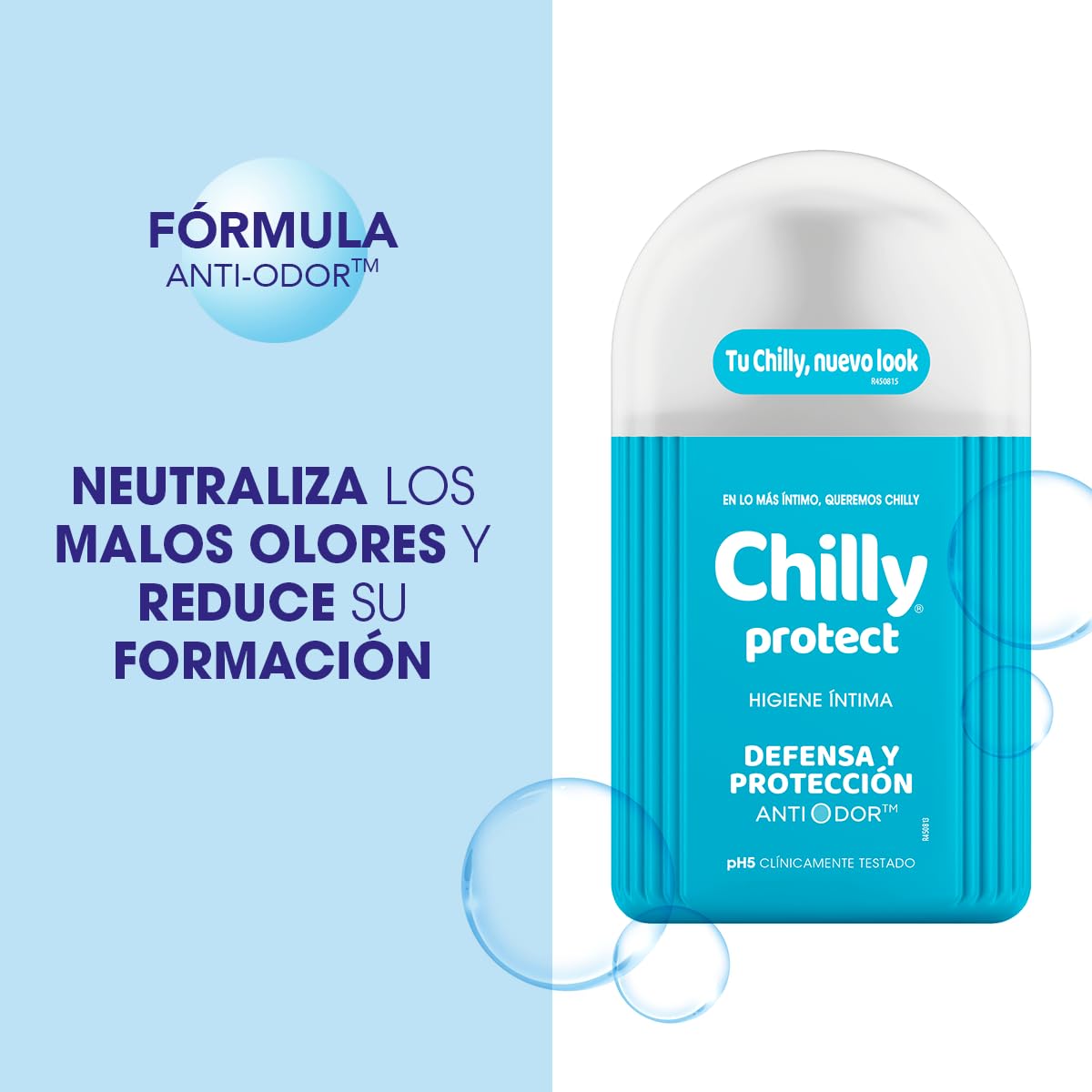 Chilly Protect label close-up on 250 ml packaging