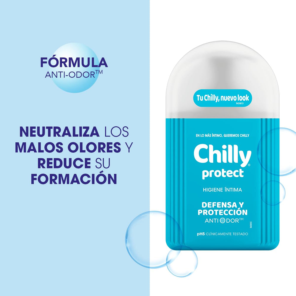 Chilly Protect label close-up on 250 ml packaging
