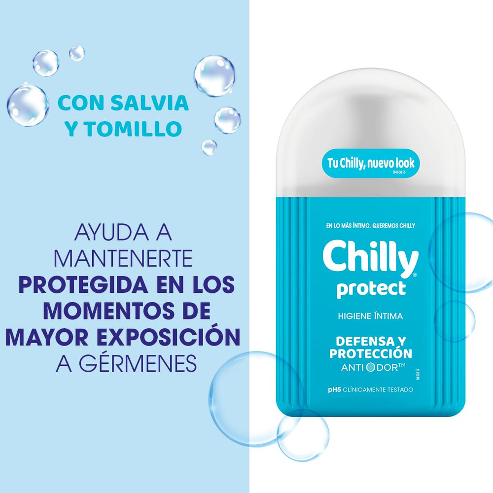 Chilly Protect gel close-up texture for gentle cleansing