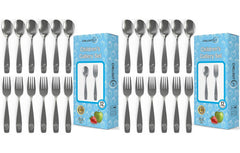 CHILLOUT LIFE kids forks with ergonomic grip for small hands