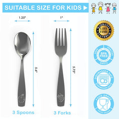 CHILLOUT LIFE kids spoons with compact design for early self-feeding