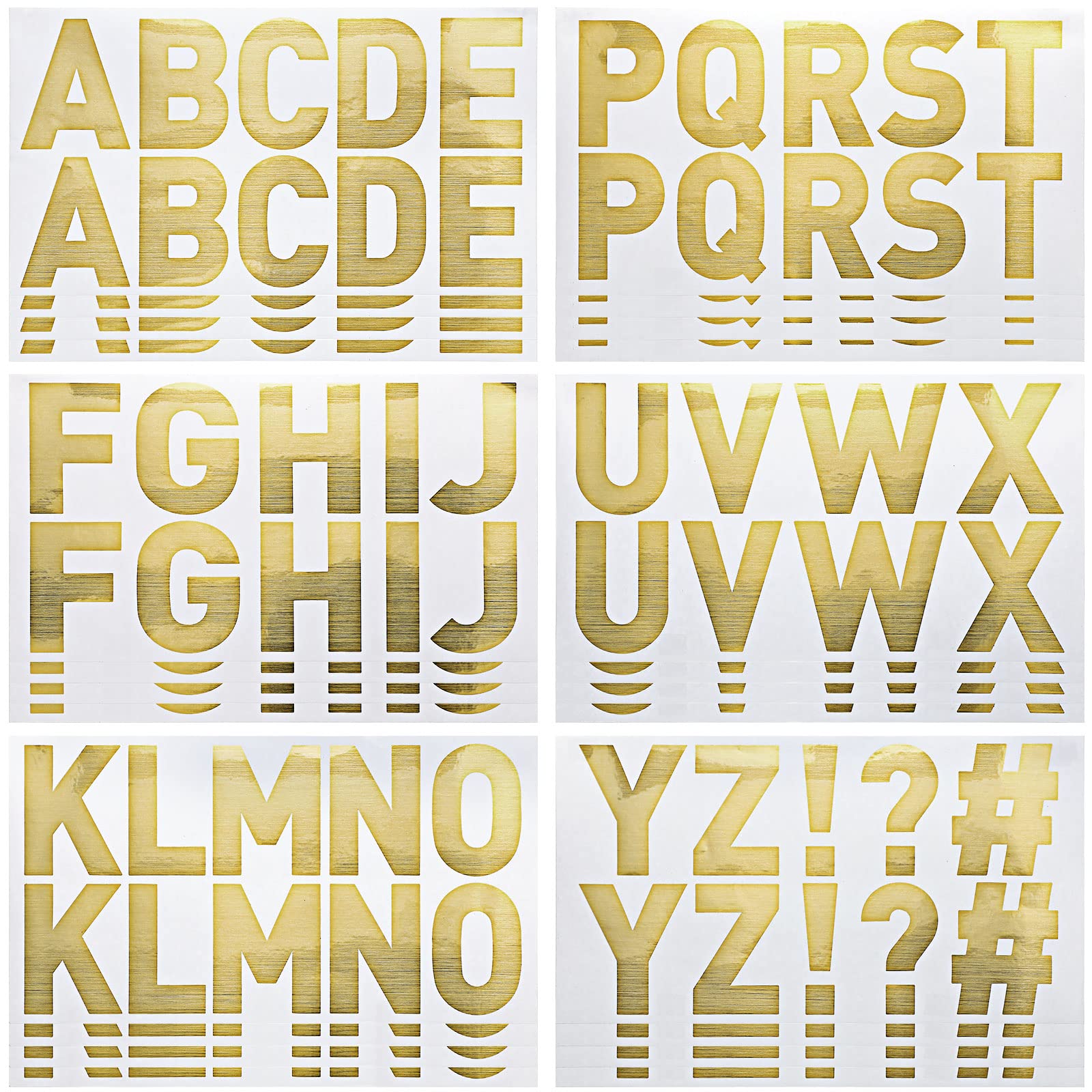 Chinco 464 pcs letter stickers for versatile crafts and home decor.