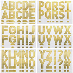 Chinco 464 pcs letter stickers for versatile crafts and home decor.