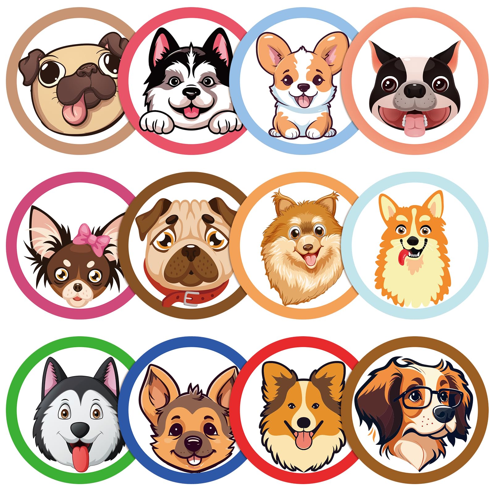 Chinco dog-pattern potty target encourages accurate aiming during training.
