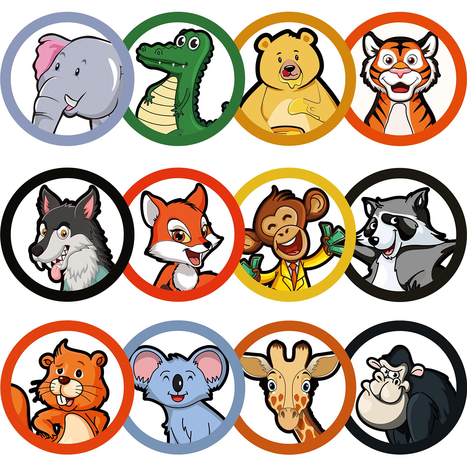 Chinco pee targets with animal designs engage toddlers in potty training