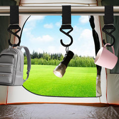 Chngna stroller hooks used to hang bags while shopping or traveling.
