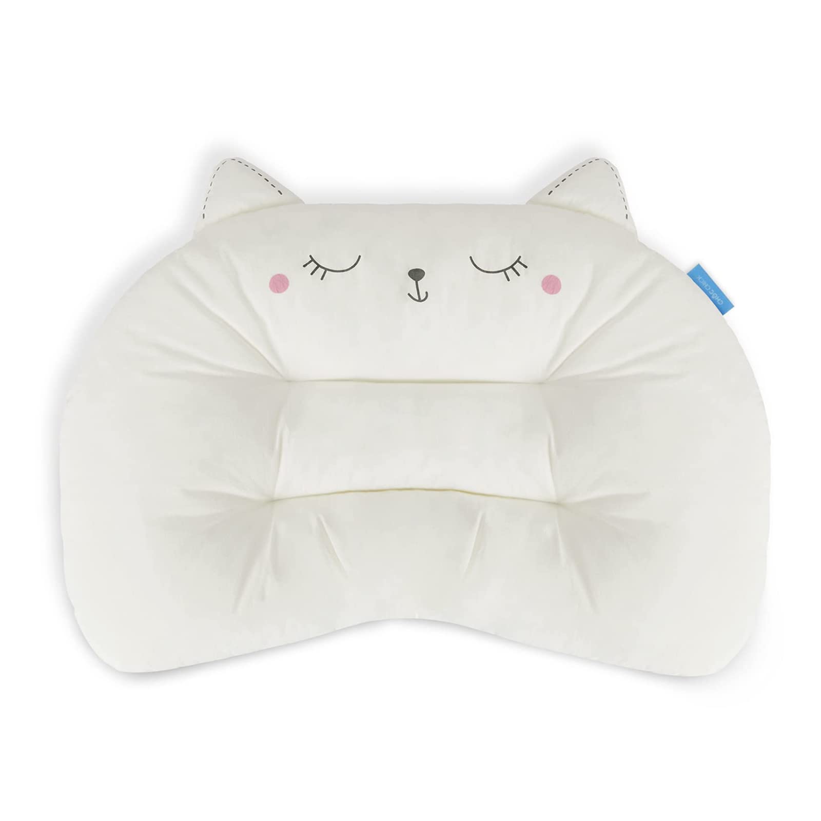Choc chick cat-shaped toddler pillow offers cozy cuddles for naps and bedtime