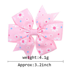 Choicbaby 3-inch bow with alligator clip secures toddler hair