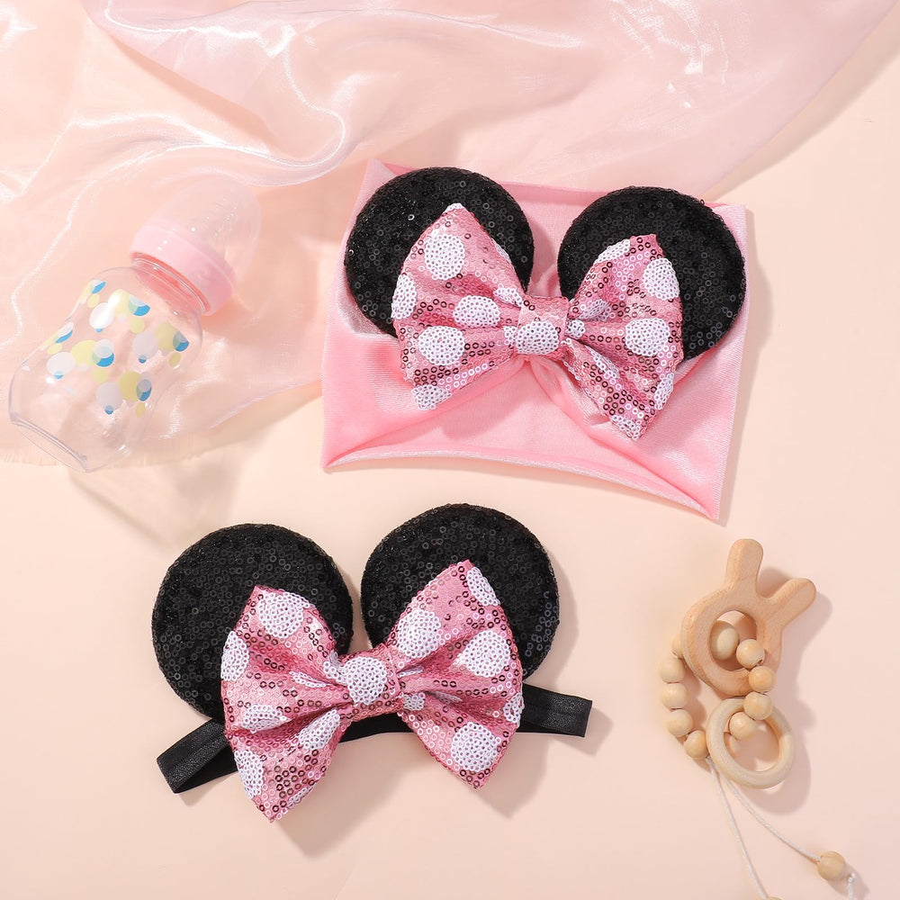 Choicbaby headband set keeps two styles ready for different looks.