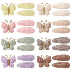 choicbaby butterfly clip cream, secure hold for day-long wear on soft toddler hair.