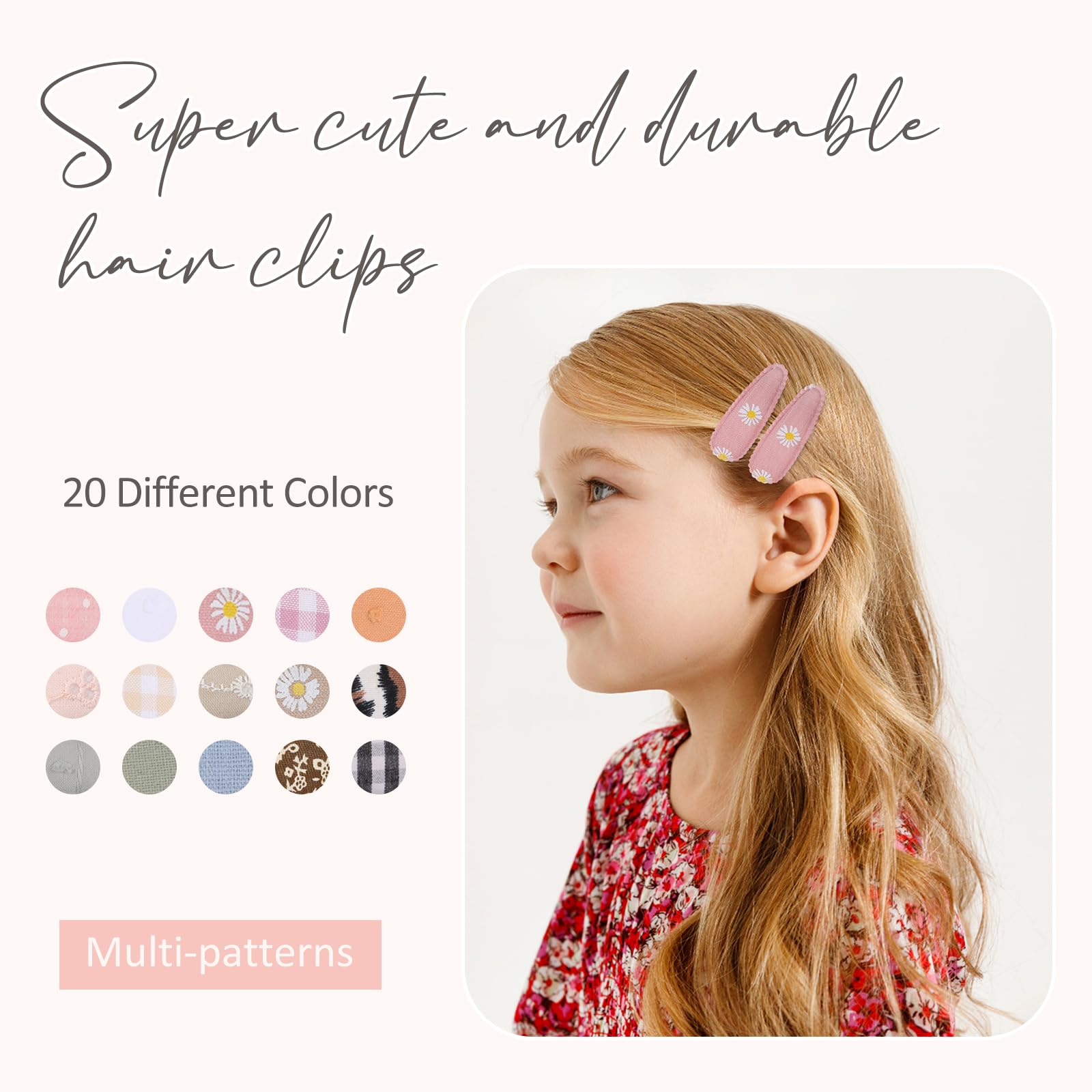 Choicbaby soft wrap hair clip durable and kid-friendly