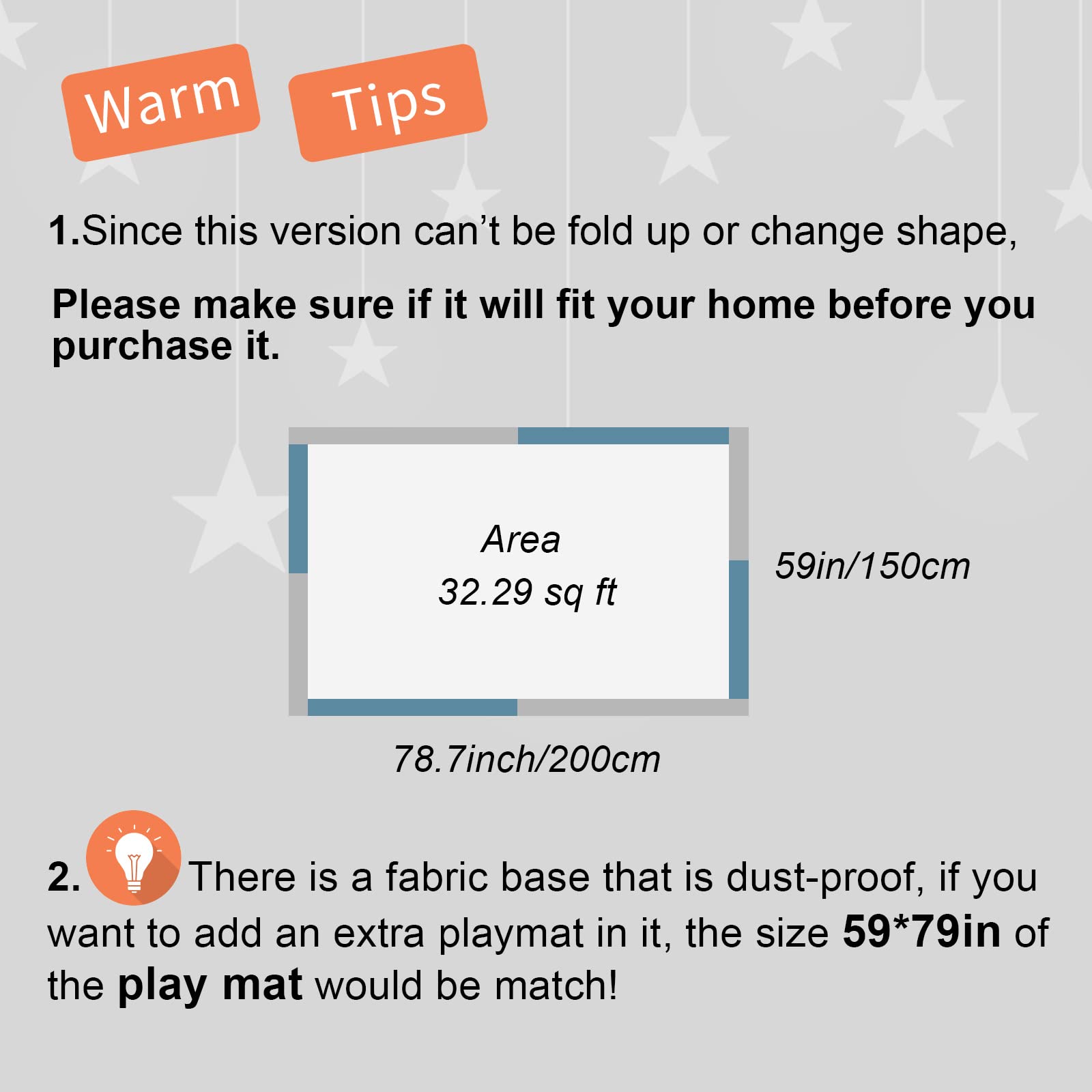 Cholena easy-assembly playpen simplifies setup and storage.