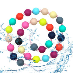 Choneer 2-piece pack with colorful beads for daily use