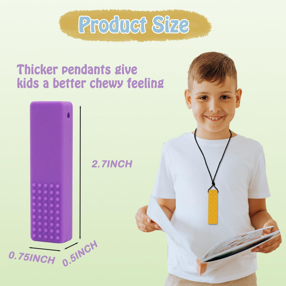 Choneer chew necklaces BPA-free silicone, safe for babies