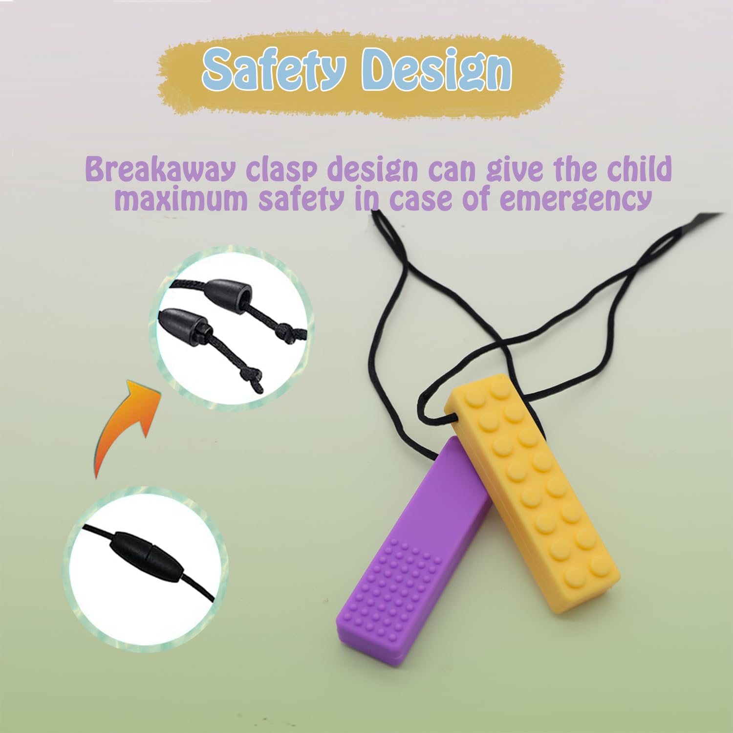 Choneer chew necklaces easy cleaning: boil or sterilize