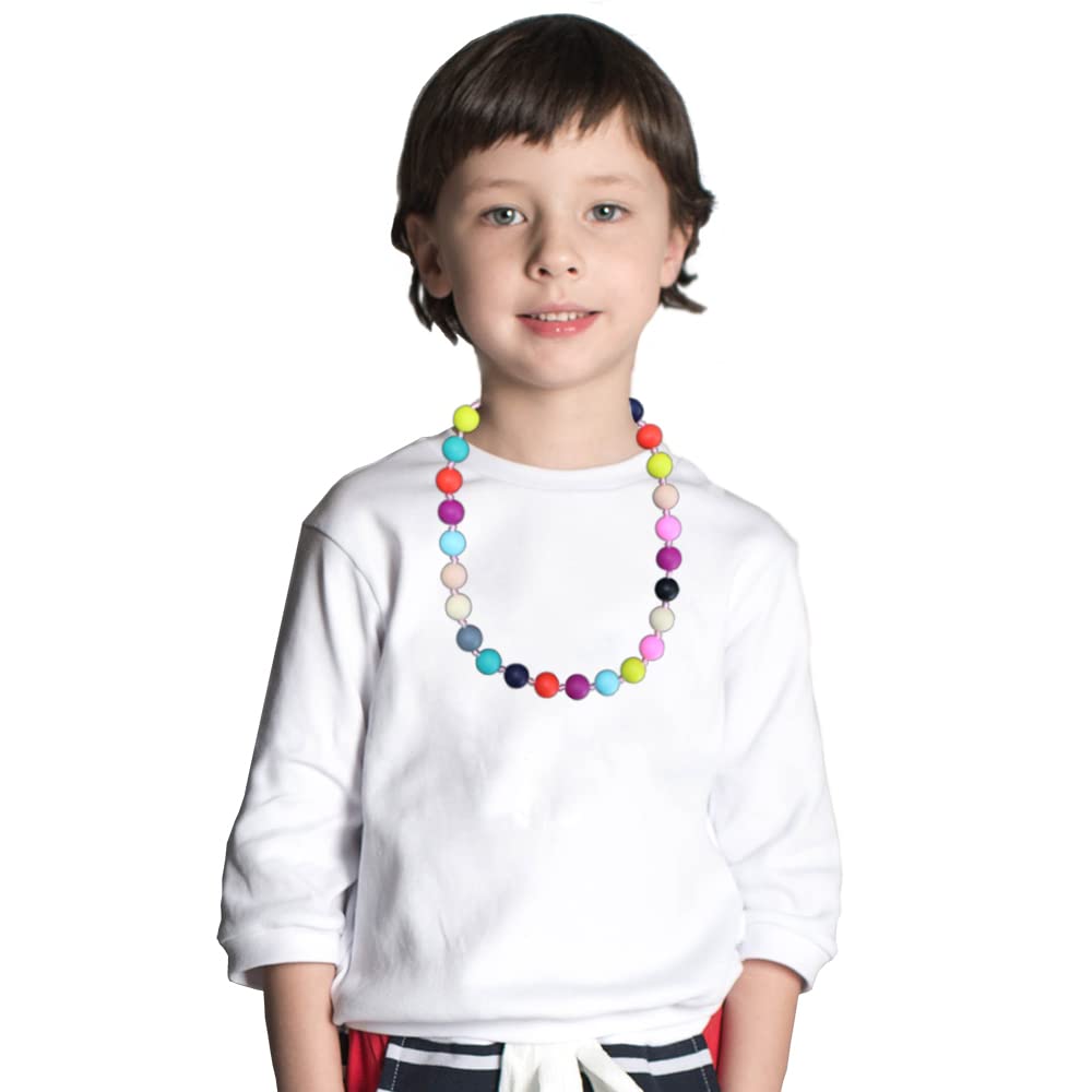 Choneer multicolor beads detail emphasizing playful contrast