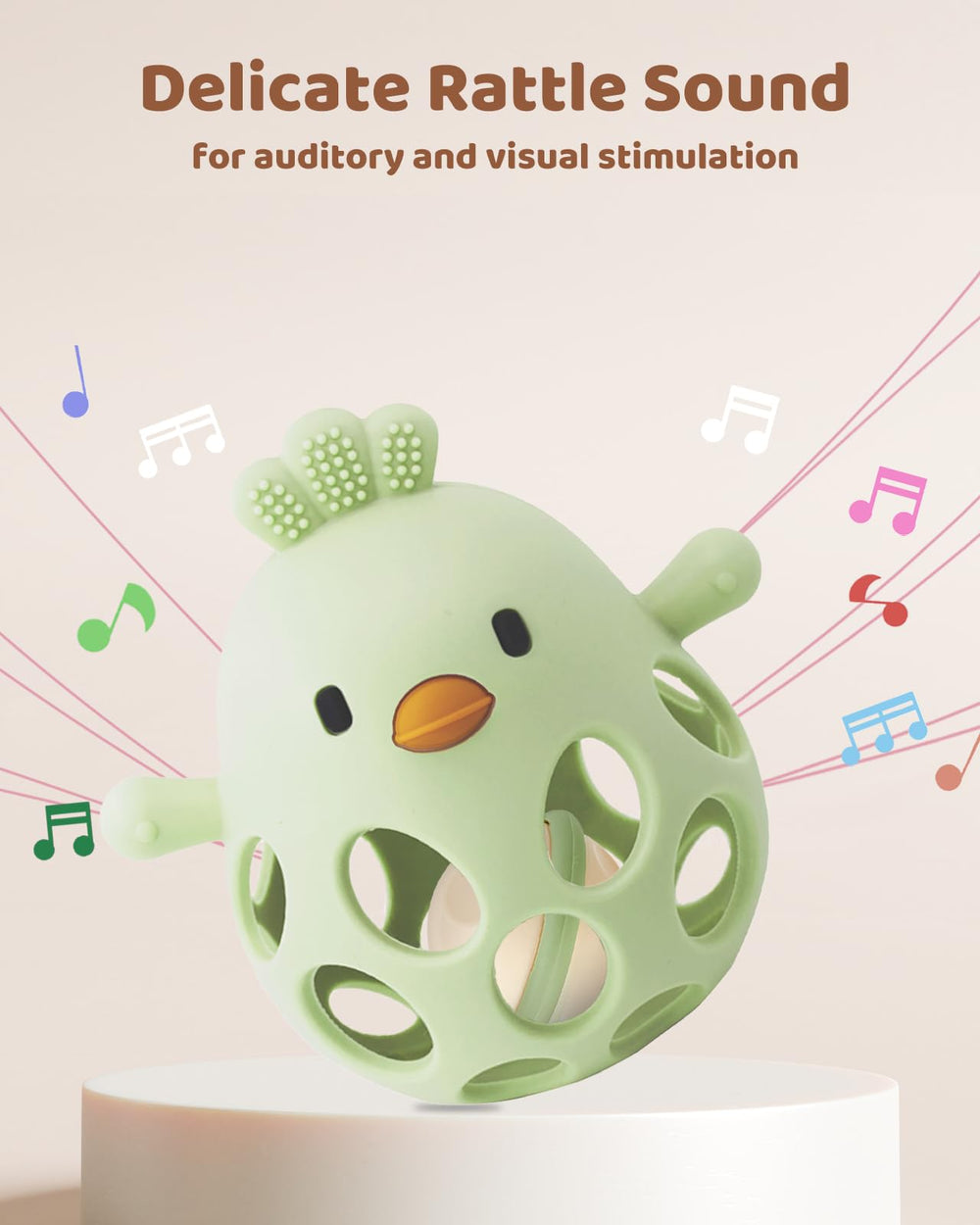 ChooKaChoo food-grade-silicone ensures safe chewing for curious babies.