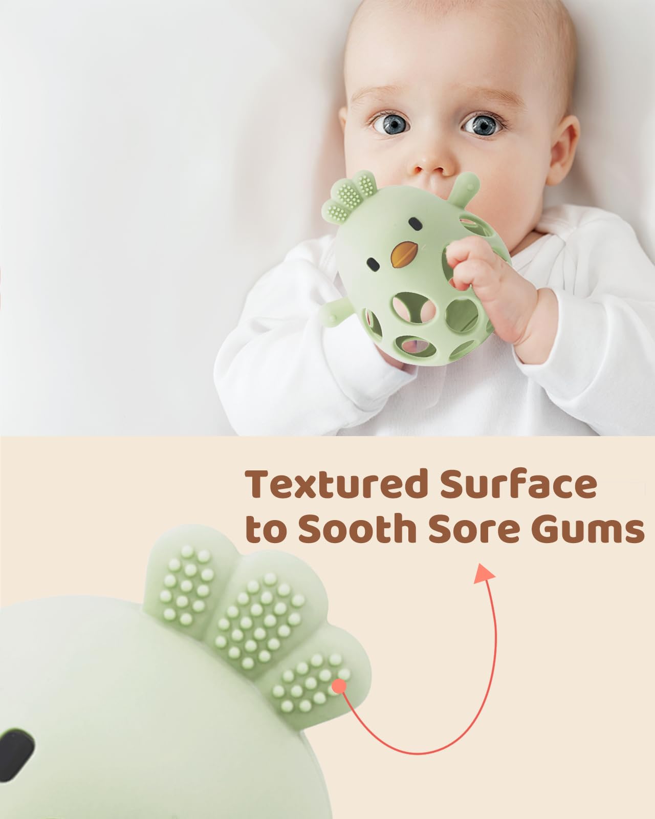 ChooKaChoo teether-cleaning-breeze lets you wipe clean safely after play.