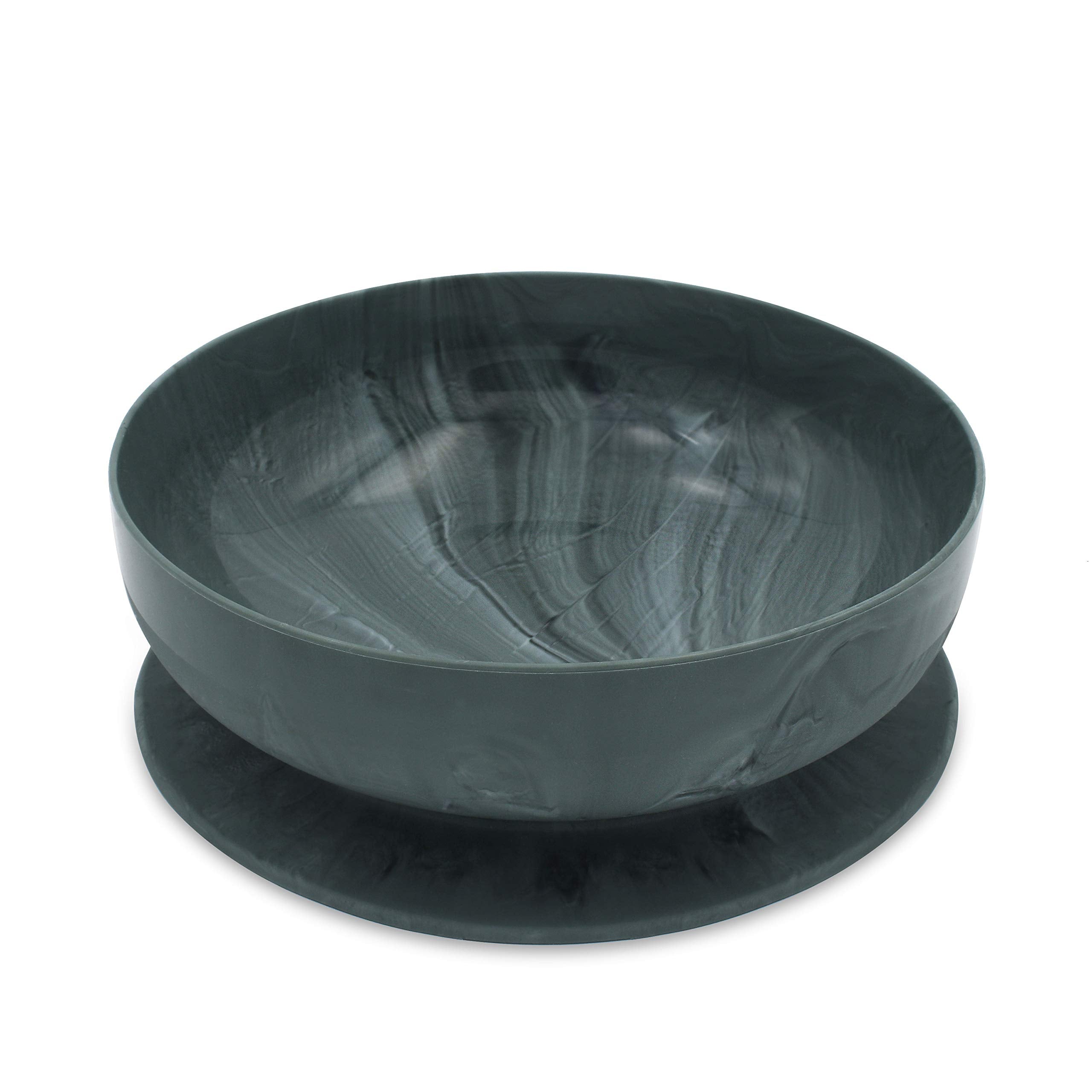 ChooMee baby suction bowl angled front view showing strong grip for mess-free feeding