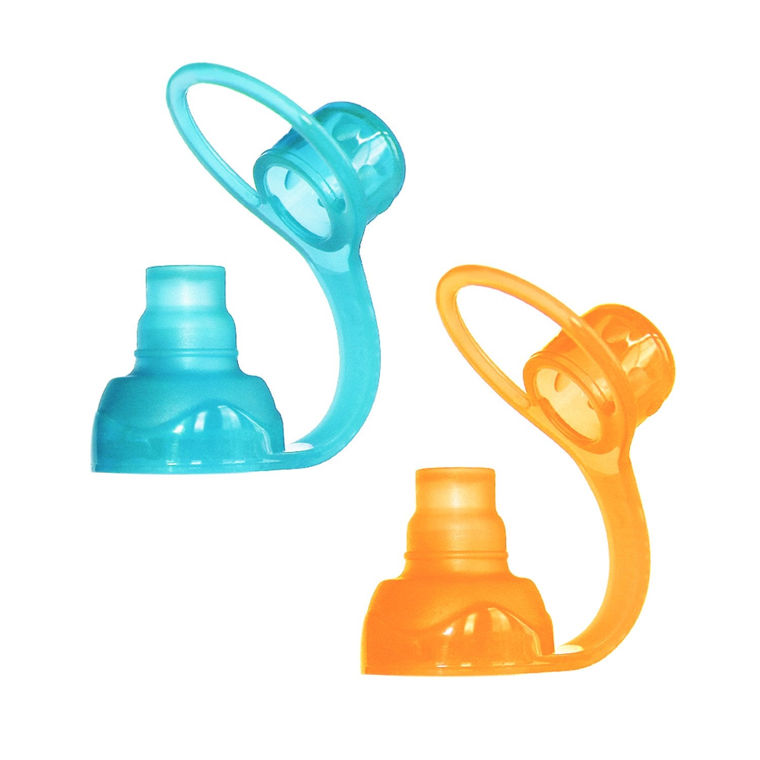 ChooMee SoftSip Top orange closeup valve for spill prevention during feeding.