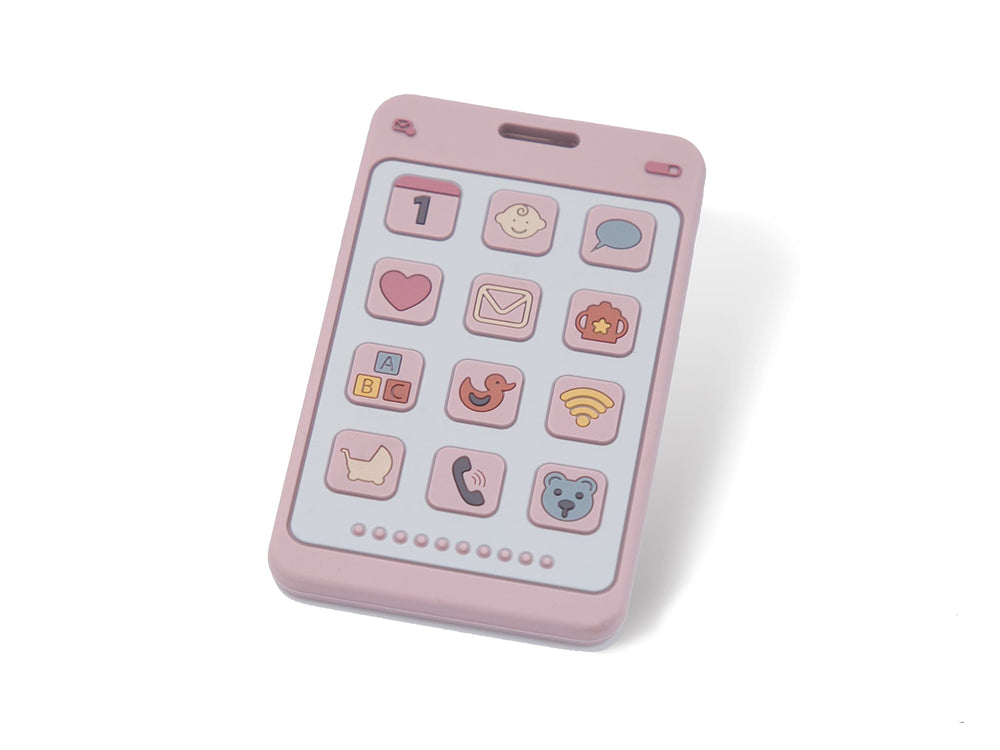 ChoserStar safety-certified teether free from BPA and PVC in pink