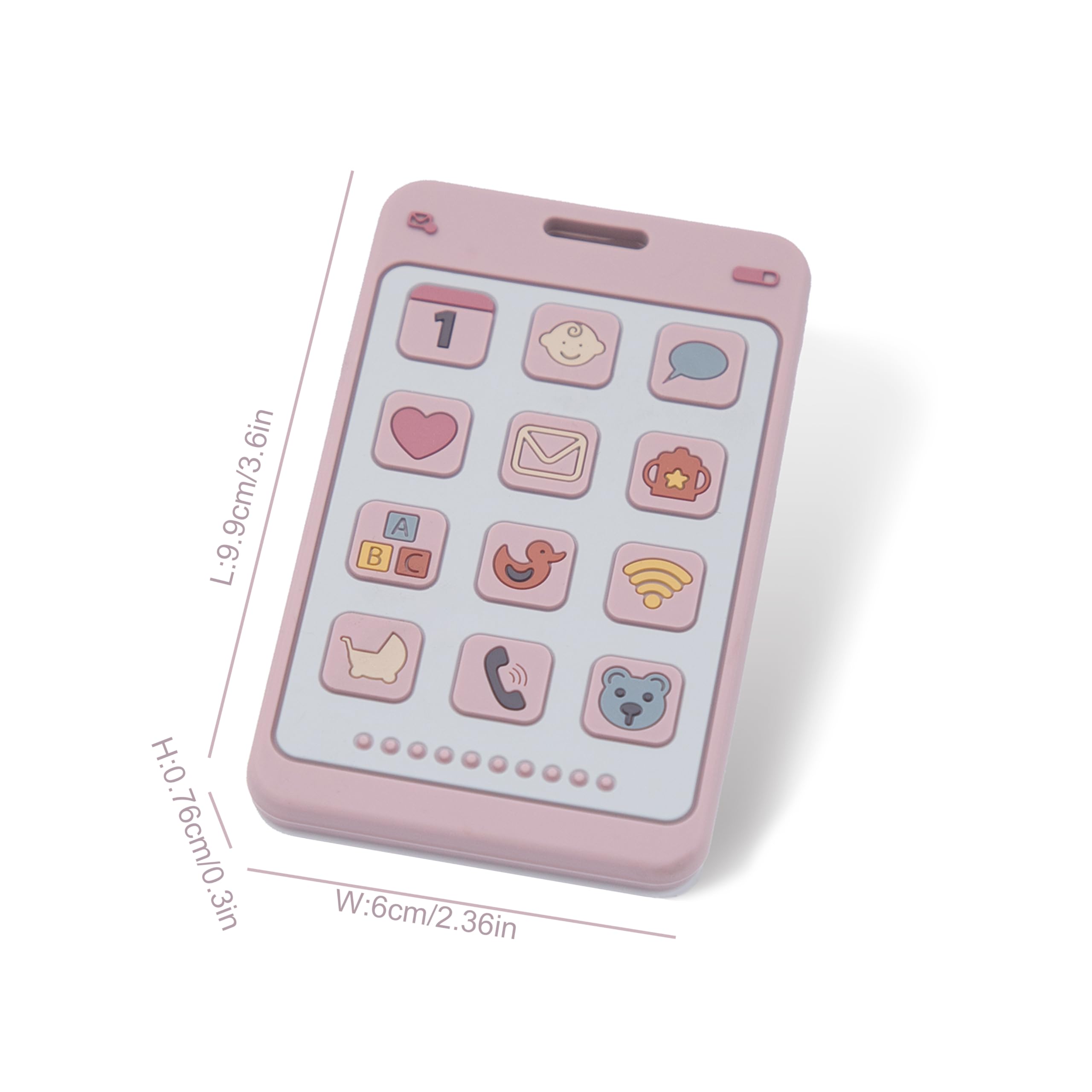 ChoserStar silicone teether buttons stimulate grasping and fine motor skills