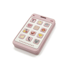 ChoserStar soft silicone phone teether pink with a gentle gum-soothing grip