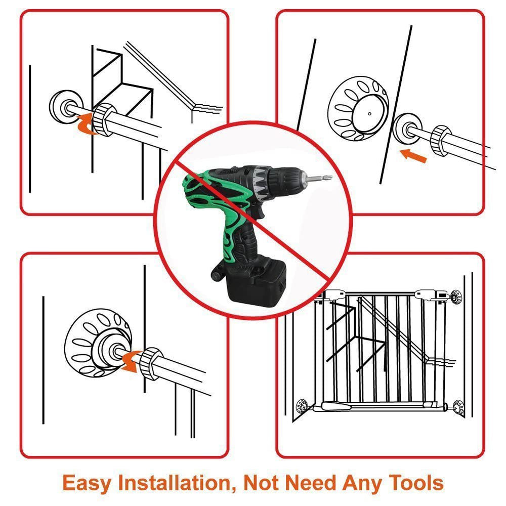 CHOYTONG 3.14-inch extension reaches stair banisters for stability.