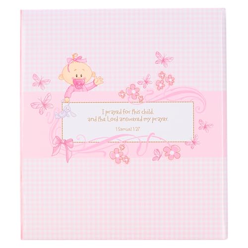 Christian Art Gifts baby book padded hardcover protects keepsakes