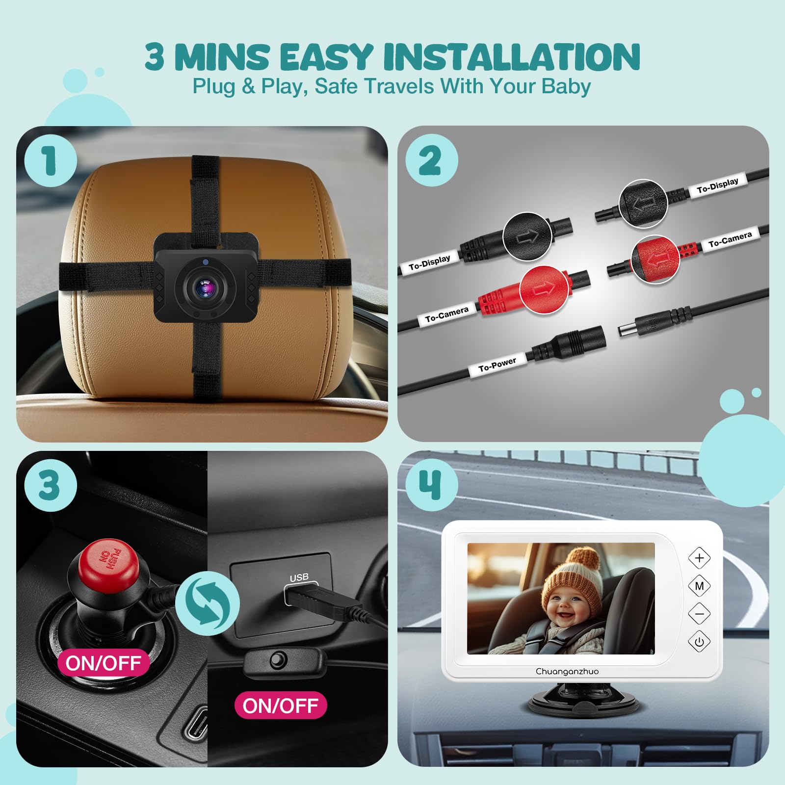 Chuanganzhuo invisible IR LED night vision enhancement