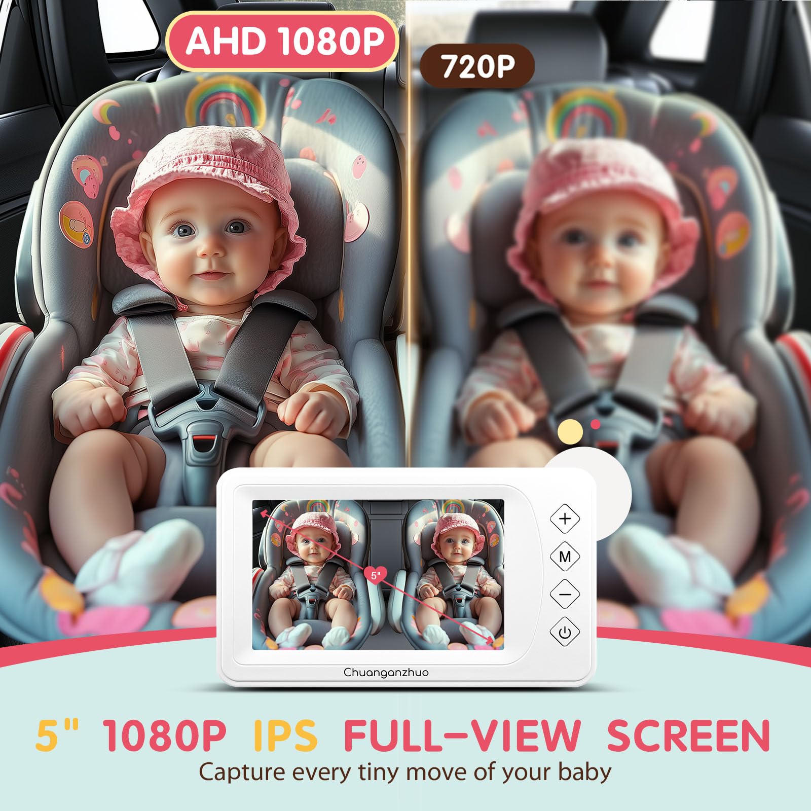 Chuanganzhuo S100P 3X zoom enables quick baby checks without distraction