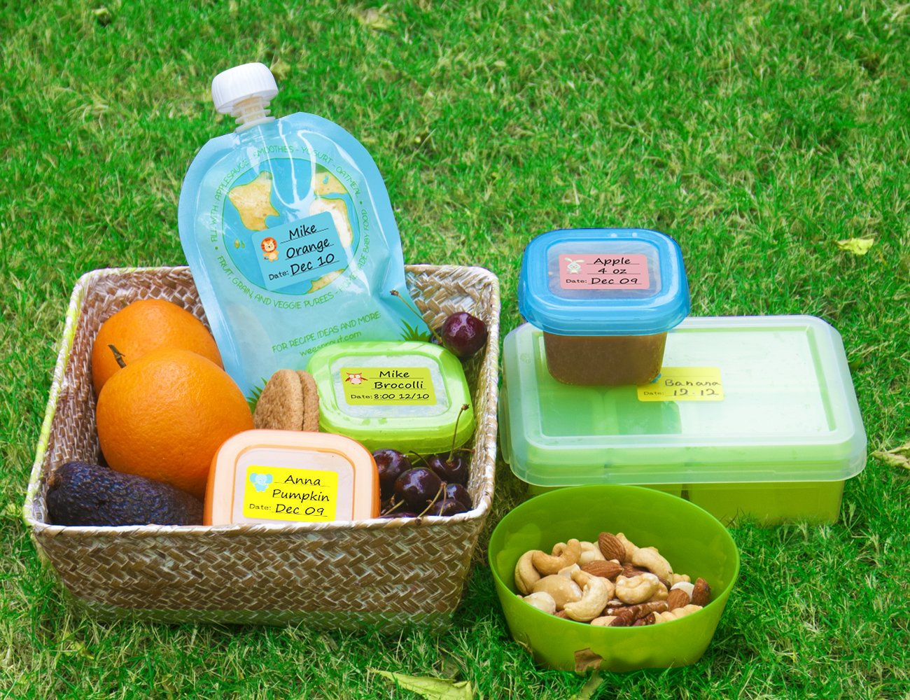 CHUBBIEE labels perfect for leftovers, freezer meals, and homemade baby food