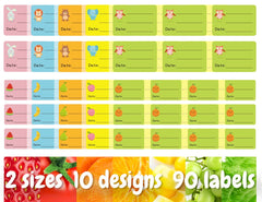 CHUBBIEE labels for OXO Tot containers, waterproof and dishwasher-safe for busy families
