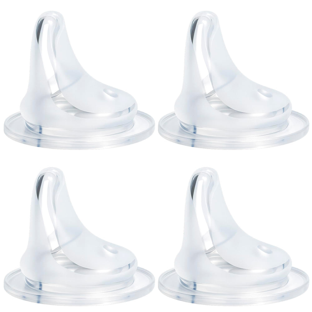 CHUBBIEE sippy spout for MAM bottles with secure fit to reduce spills.