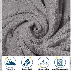 Chumia 30x30 inch towel fits babies to toddlers.