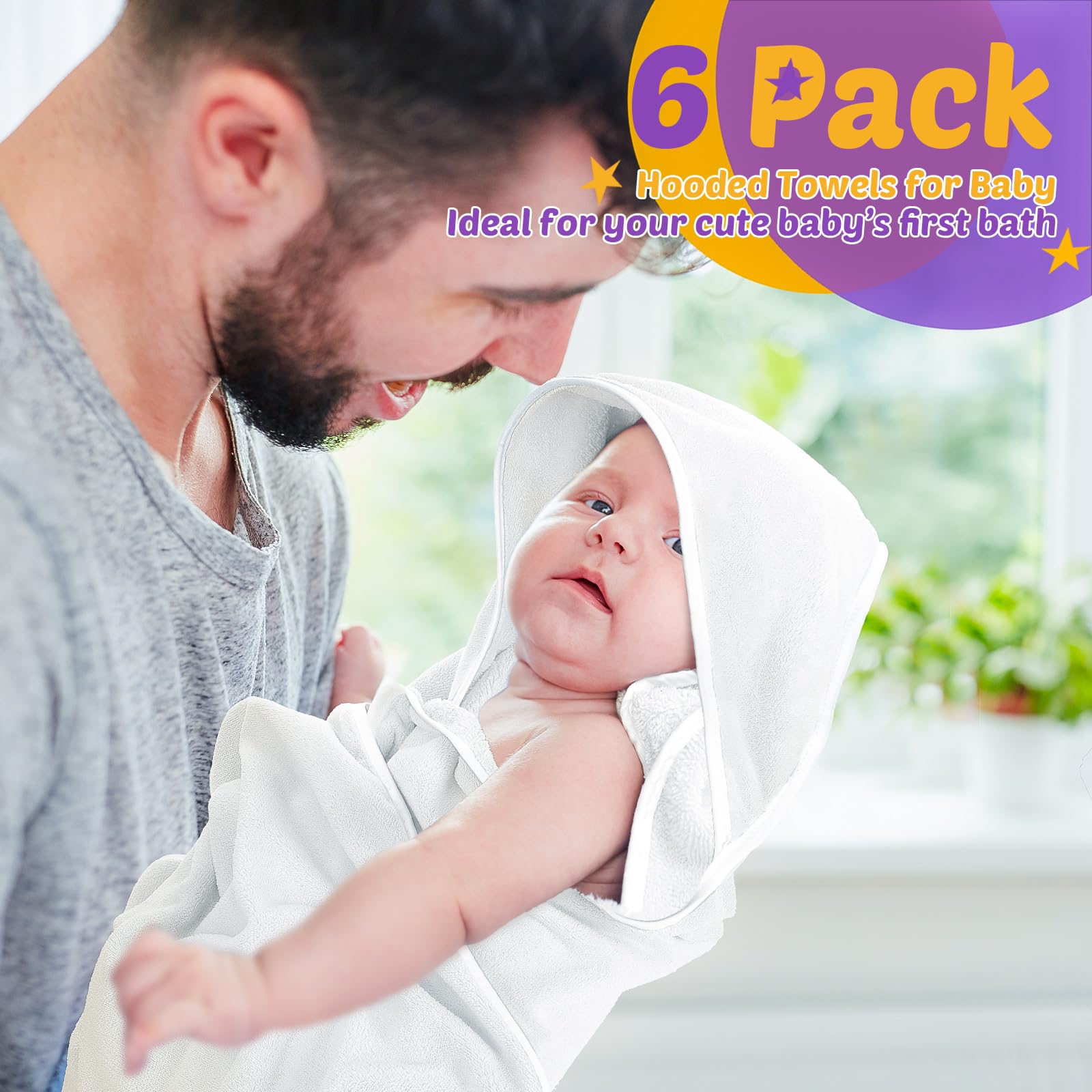 Chumia unisex bath towel set, ideal as a baby shower gift.