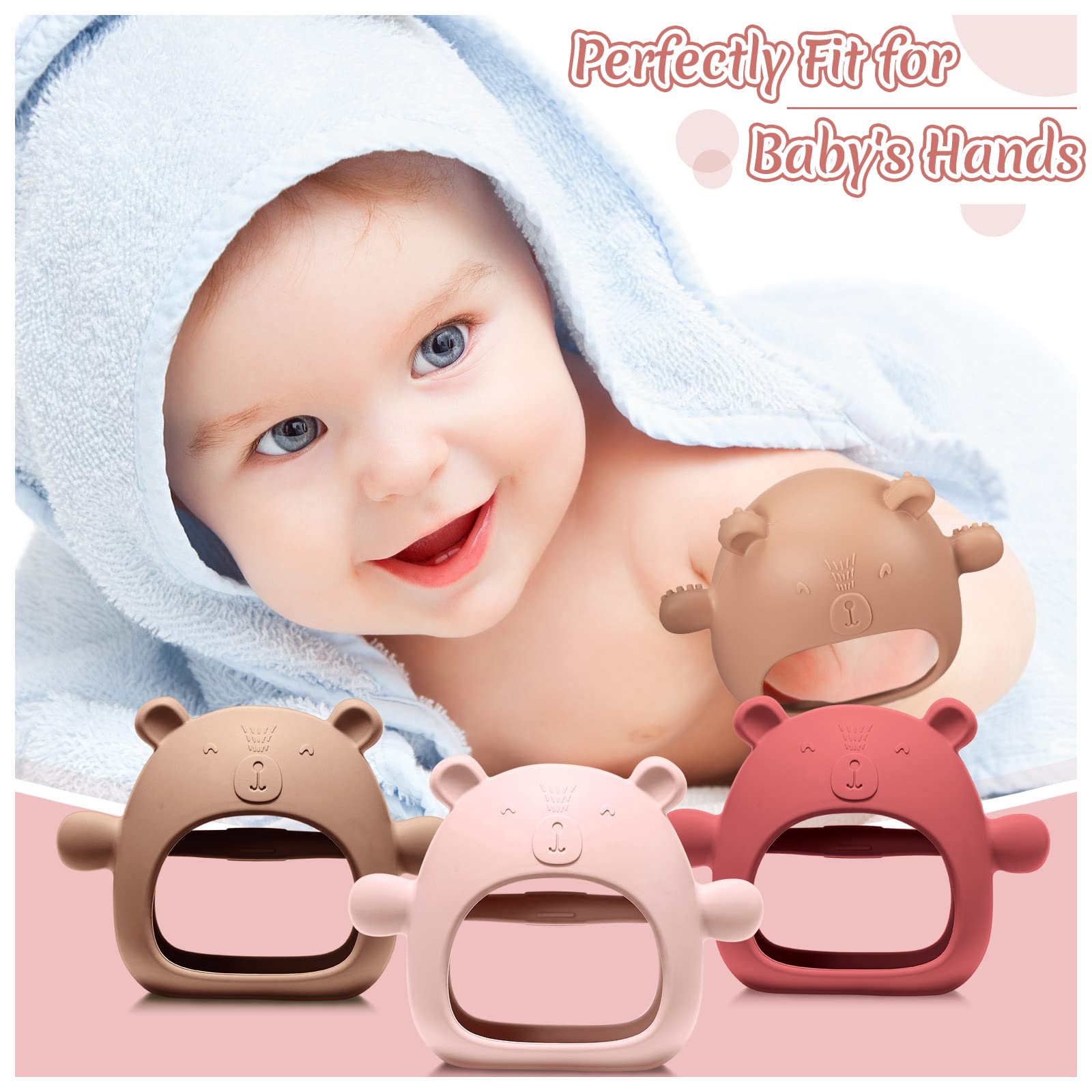 Chumia baby teether offers soothing relief during playtime or soothing moments.