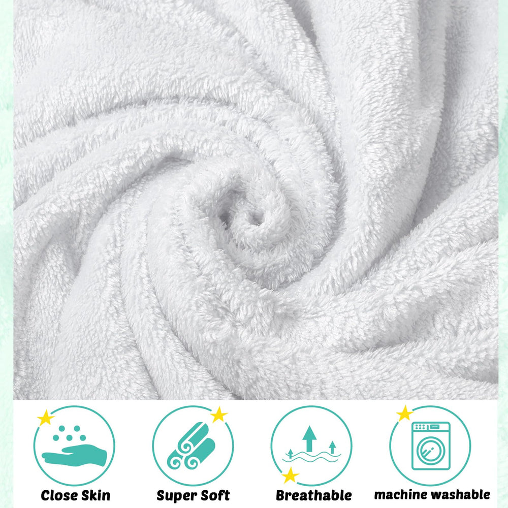 Chumia baby towel absorbent coral fleece offers soft moisture pickup.