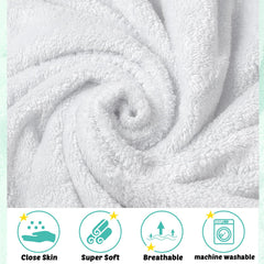 Chumia baby towel absorbent coral fleece offers soft moisture pickup.