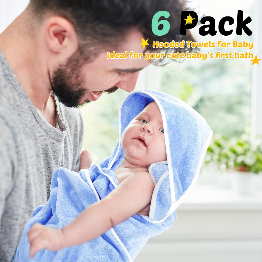 Baby wrapped in Chumia towel blanket after nap time.