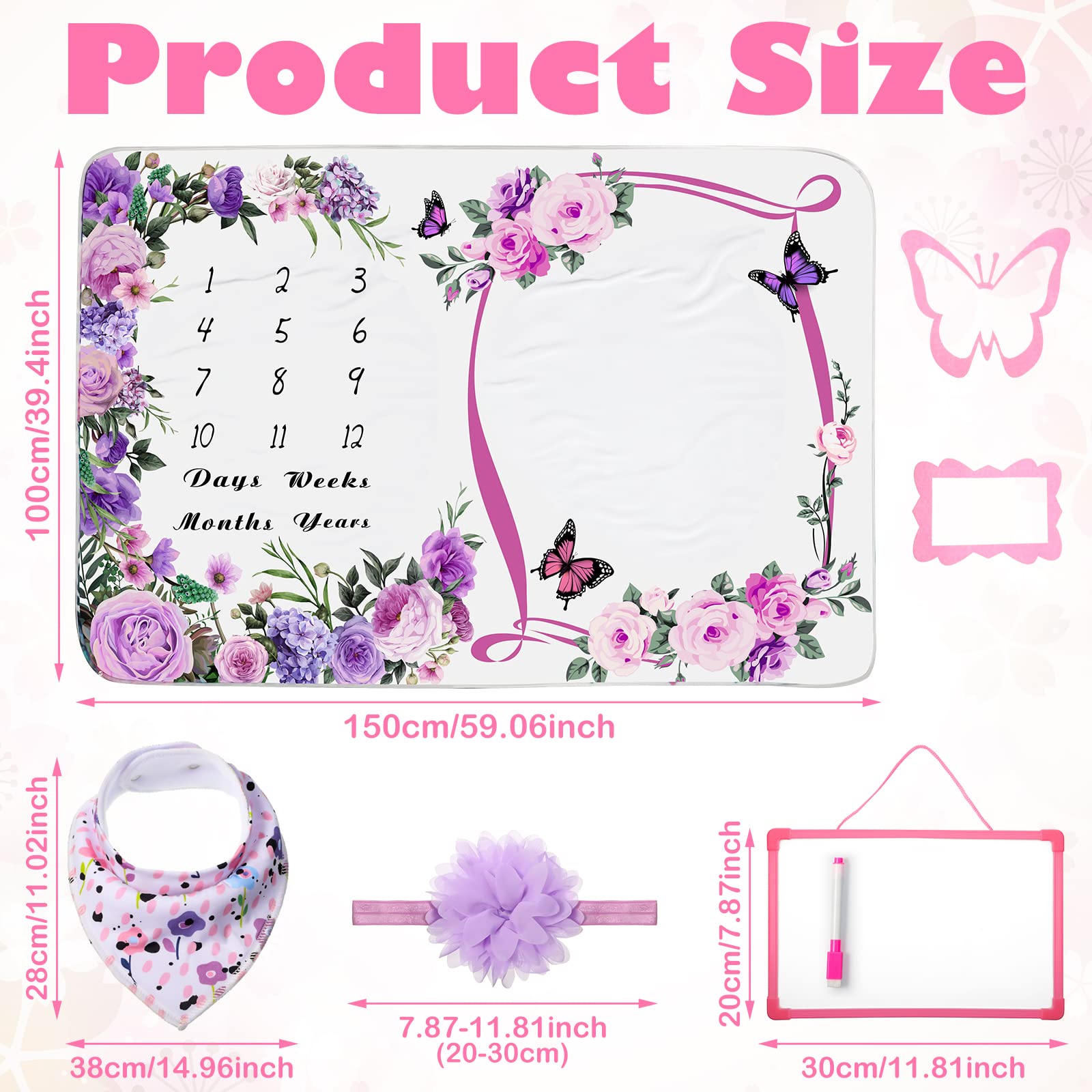 Chumia photo frames help organize monthly milestones for portraits.