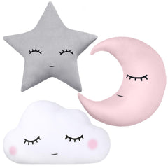 Chunful moon pillow pink plush for cozy bedtime