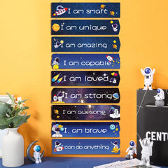 Chunful space boy wall art featuring astronauts sparks imagination.