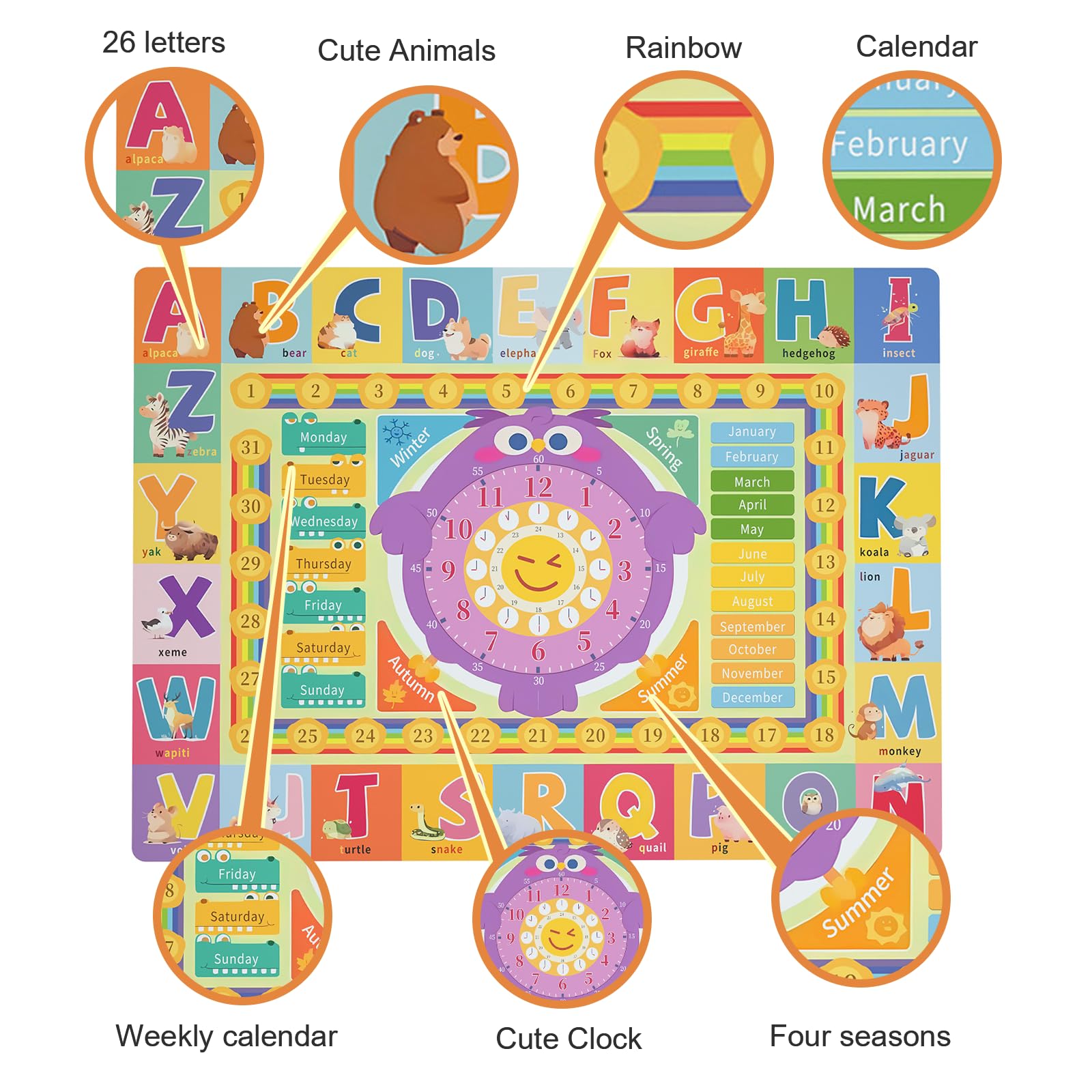 Chunsemeiju non-slip back keeps mat stable for safe sessions.